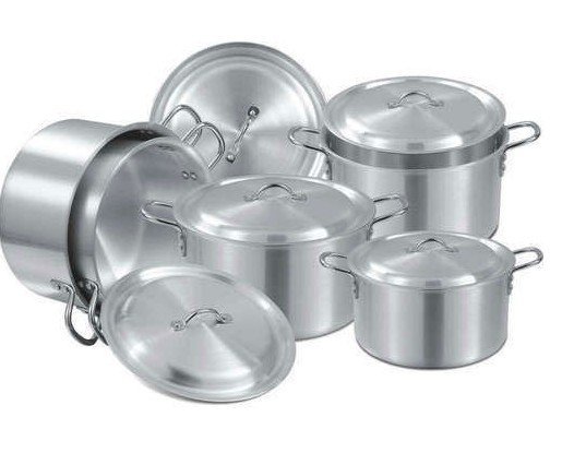 طنجرة المنيوم 28 سم يد اسود