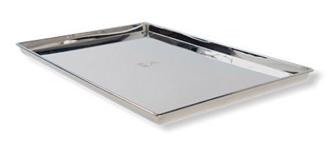 صينية فرن ستاليس ستيل سالي 60*40*2.5 سم مصري