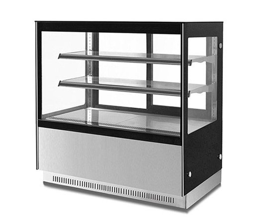 ثلاجة عرض كيك زجاج مستقيم 150 سم