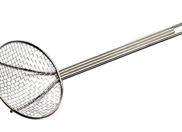 كفكير شبك سبايدر 28 سم ستاليس ستيل