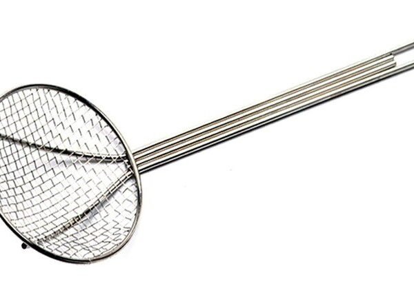 كفكير شبك سبايدر 22 سم ستاليس ستيل