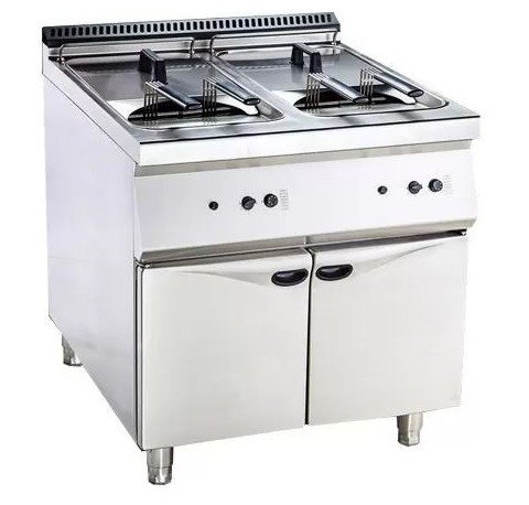 HUALING فرير غاز حوضين ستاليس ستيل 23 لتر