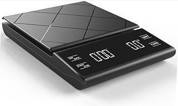 ميزان غرامات باريستا مع تايمر بطاريات 3 كغم