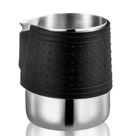 بتشر قهوة رسم 600 مل ستاليس ستيل جلدة اسود