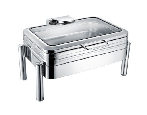 سفنديش طعام اندكشن مستطيل 1/1 غطاء زجاج صيني CSS