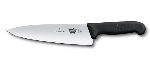 سكين شيف 25 سم يد اسود سويسري VICTORINOX