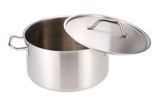 طنجرة ستاليس ستيل 45*28سم 44 لتر تركي Kapp