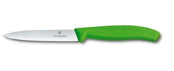 سكين فواكة مبوز 10 سم اخضر سويسري VICTORINOX