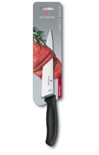 سكين ستيك 19 سم يد اسود سويسري VICTORINOX