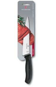 سكين ستيك 22 سم يد اسود سويسري VICTORINOX