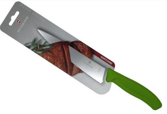 سكين ستيك 19 سم يد اخضر سويسري VICTORINOX