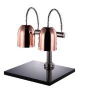 كارفين لمبتين مع قاعدة رخام لون ذهبي صيني KARMA