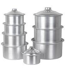 طنجرة المنيوم 55 سم يد متحرك