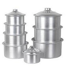 طنجرة المنيوم 50 سم يد متحرك